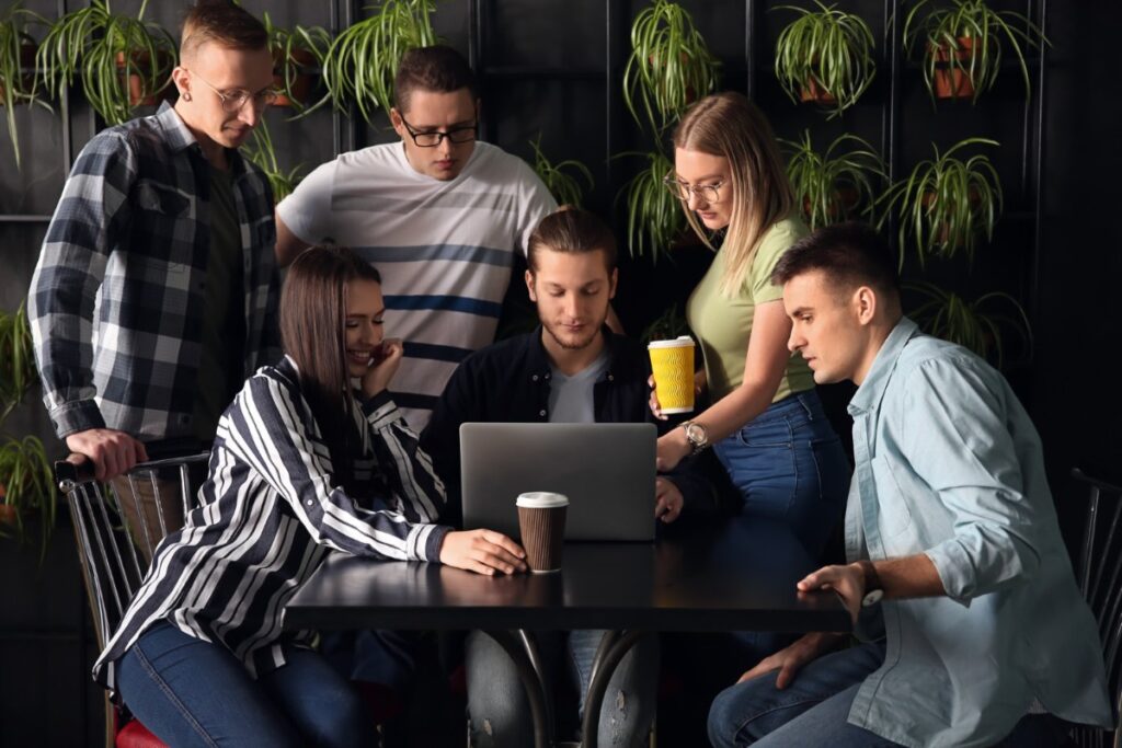 Mandatory in-person brainstorming sessions