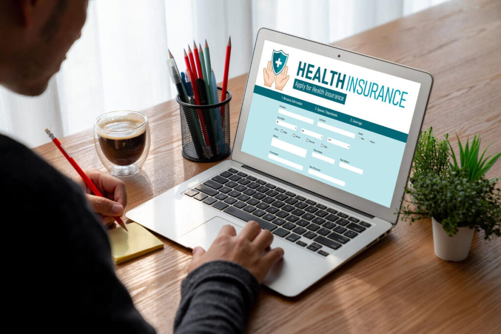No health insurance