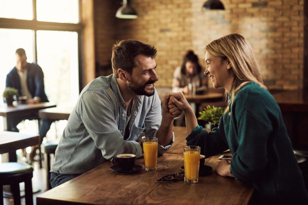Offer a warm, confident handshake