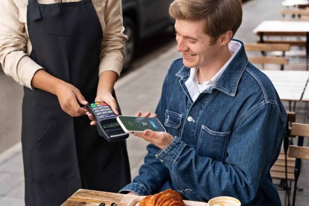 Offering to split the bill