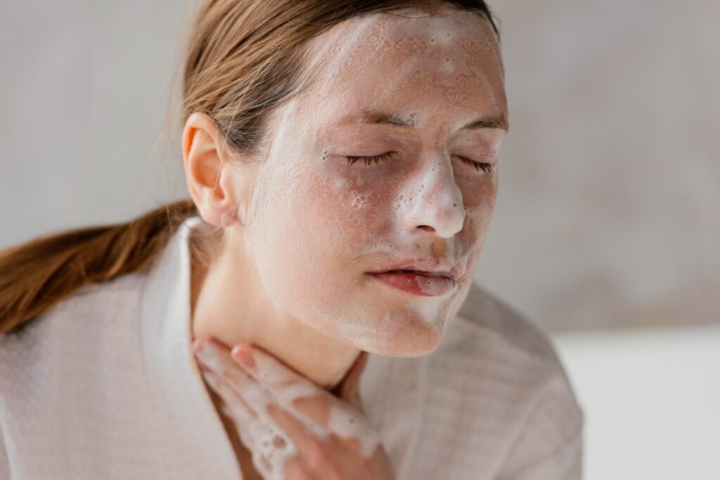 Overexfoliating skin