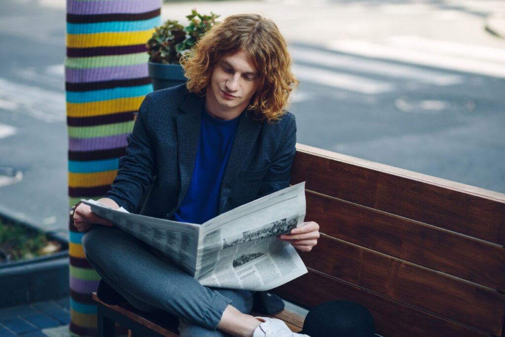 Physical newspapers