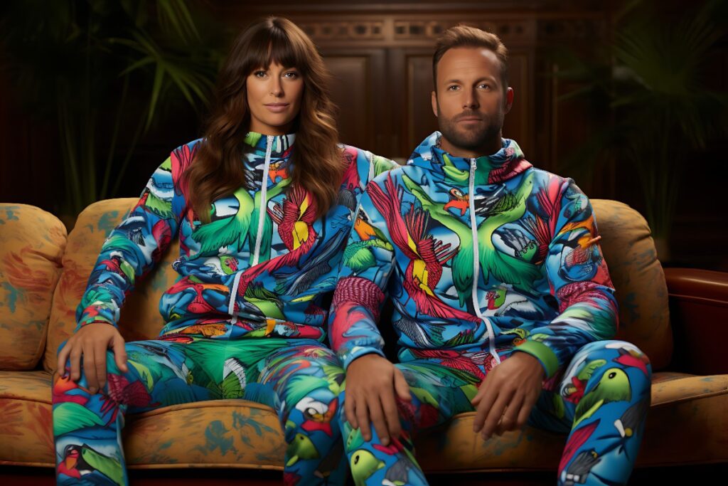 Printed Velour tracksuits