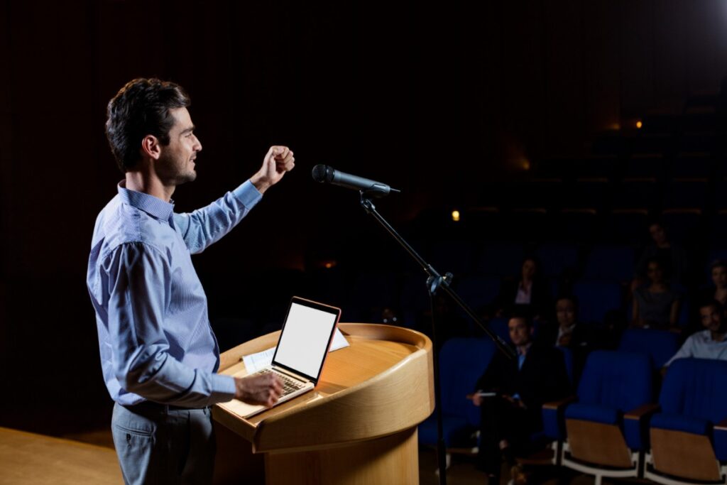Public speaking confidently