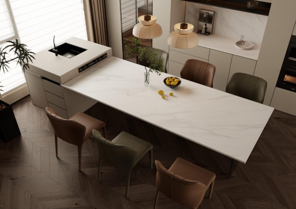 Quartz kitchen countertops