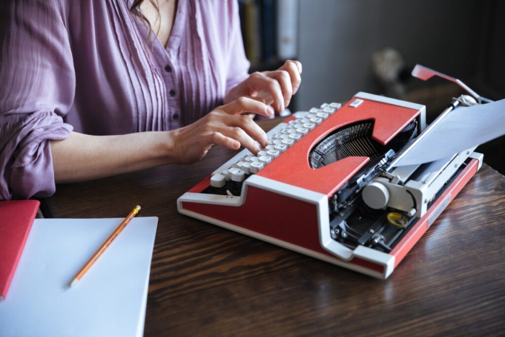 Relying on typewriters for all documents
