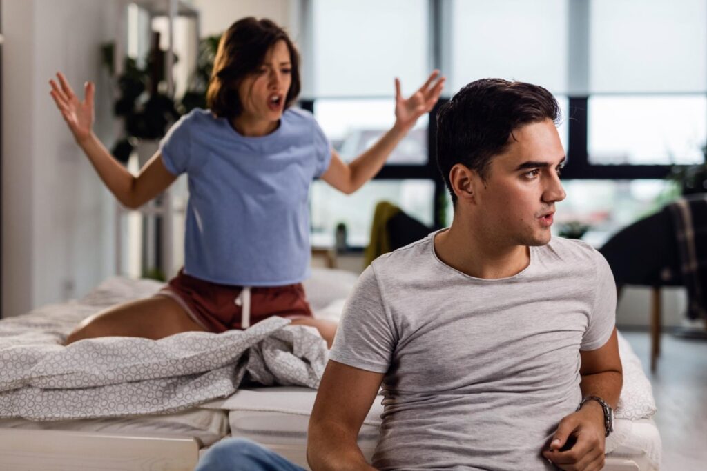 Shows little interest in physical intimacy
