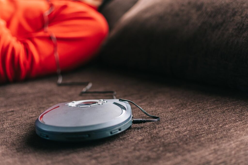 Using a Walkman or Discman