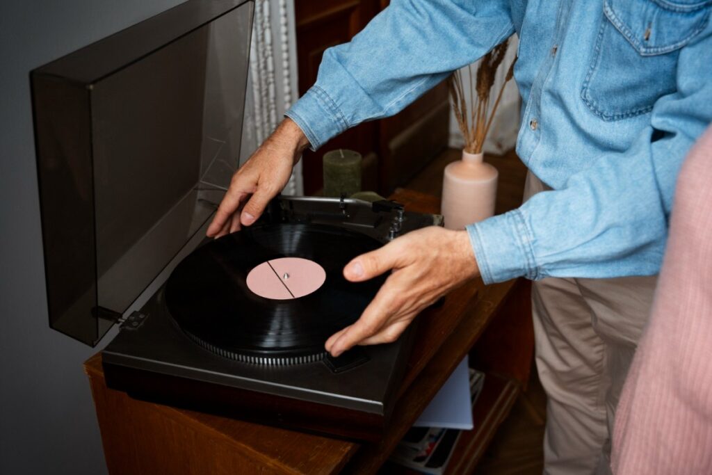 Vinyl record players