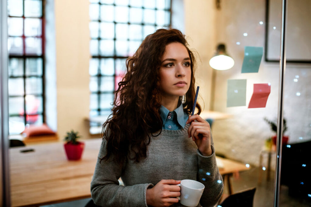 You experience frequent self-doubt