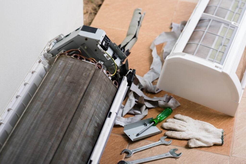 Broken appliances left unrepaired