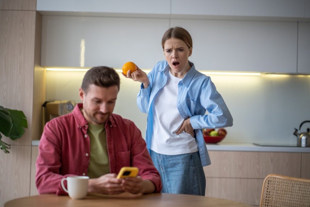 Checking phones obsessively and invading privacy