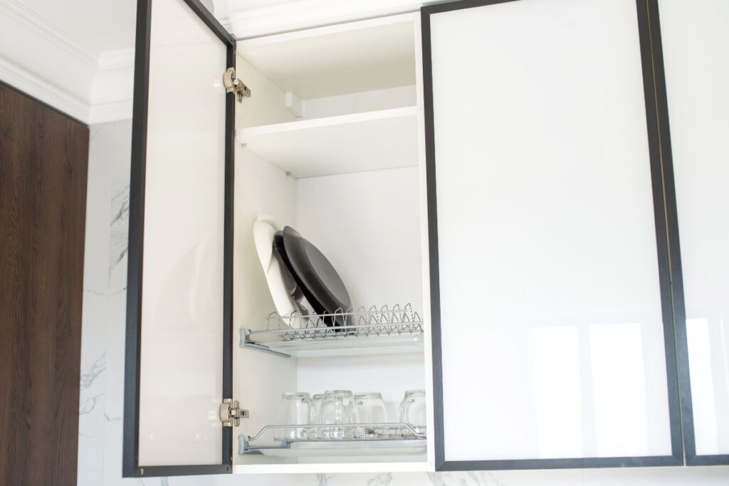 Forgetting to close cabinet doors
