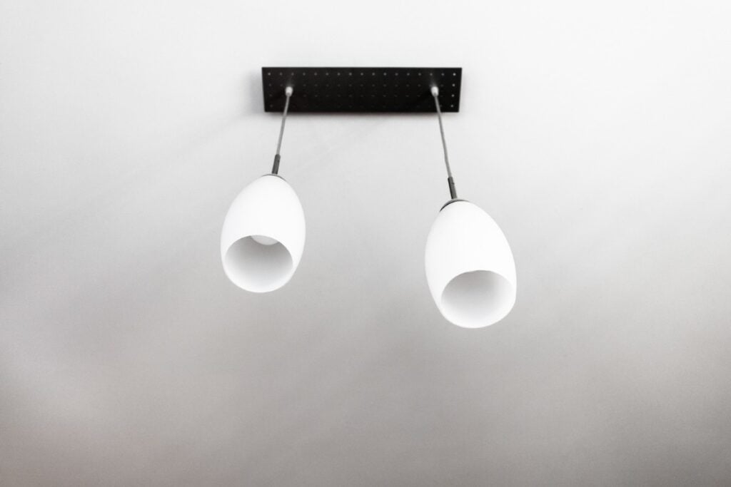 Frosted glass light fixtures