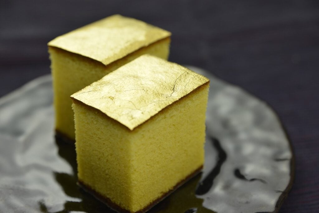 Gold-leaf desserts