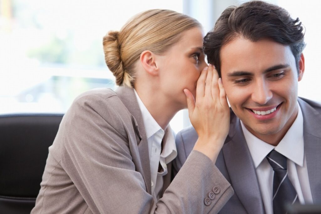 Gossiping about coworkers
