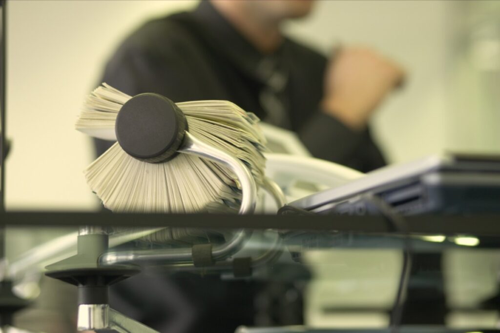 Keeping Rolodexes instead of digital contacts