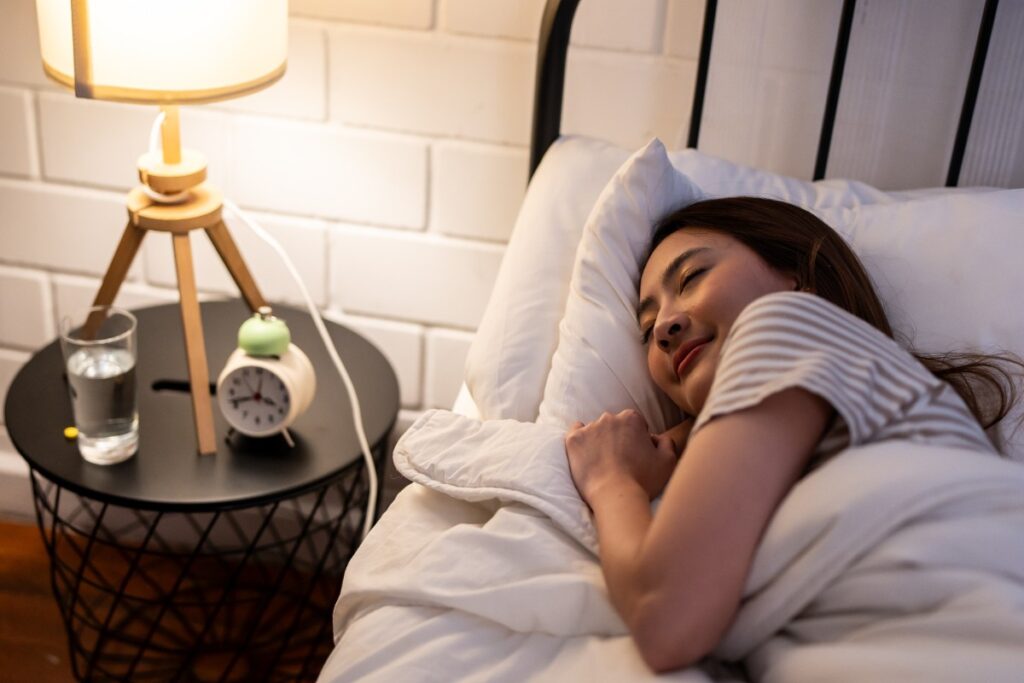 Keeping the bedroom too bright or noisy