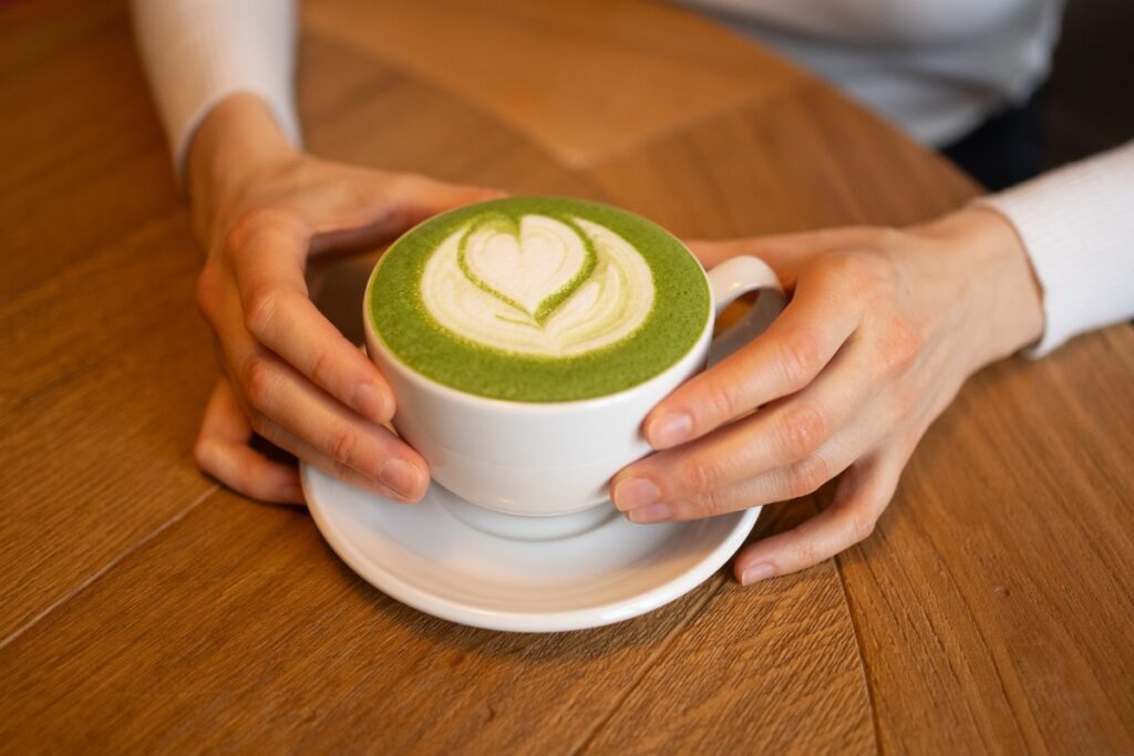 Matcha lattes