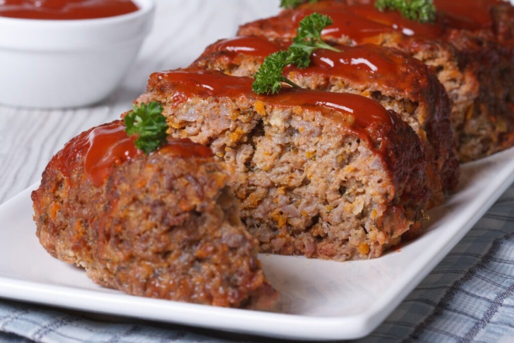 Meatloaf with Ketchup Glaze