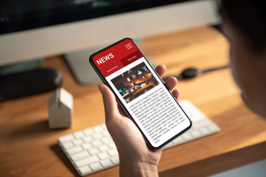 Overloading on news or emails first thing