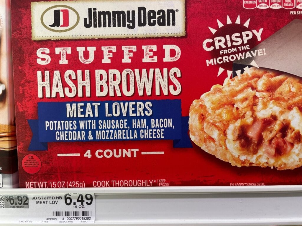 Pre-packaged frozen meals
