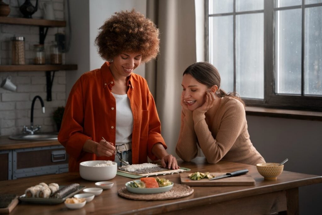 Seeing if you offer help without being asked