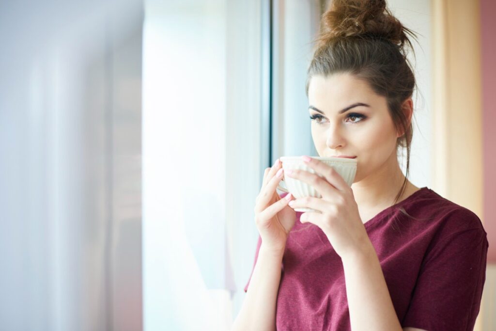 Sipping tea gracefully