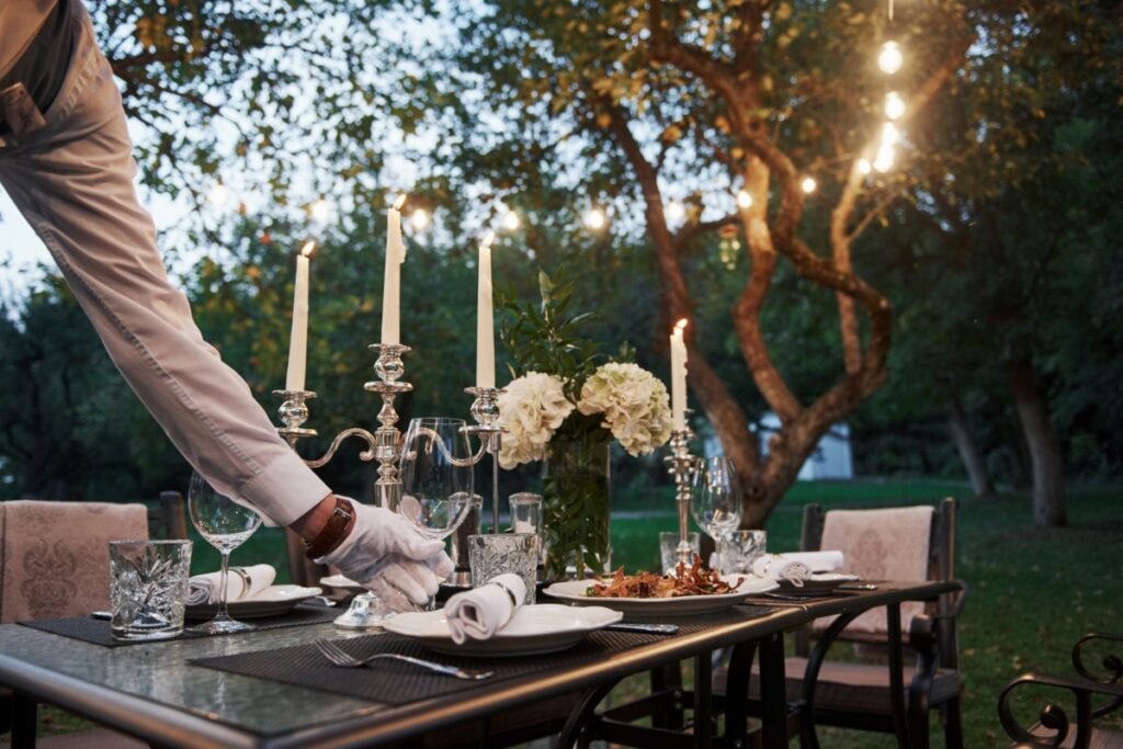 Sunset Dinner at The Ivy