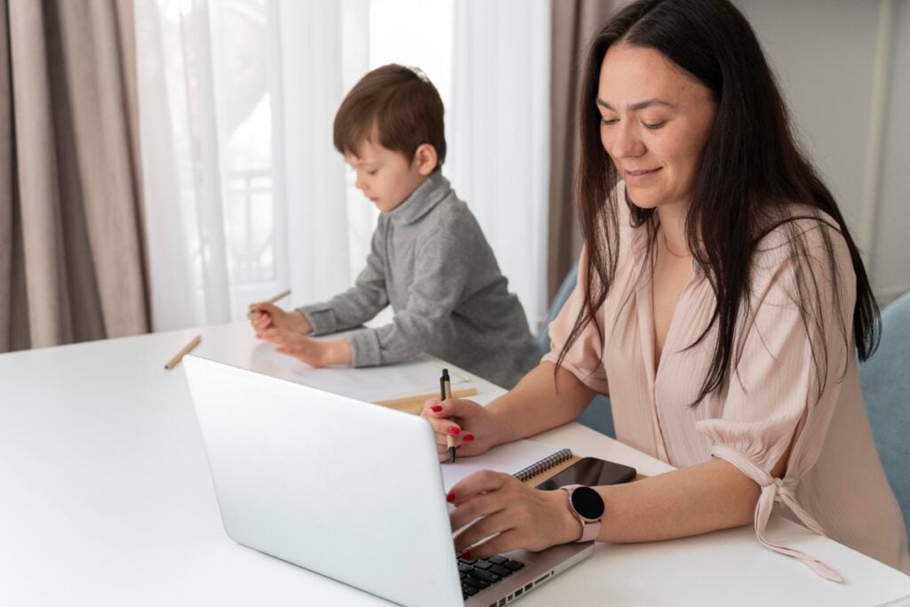 Teleworking changing family interaction dynamics