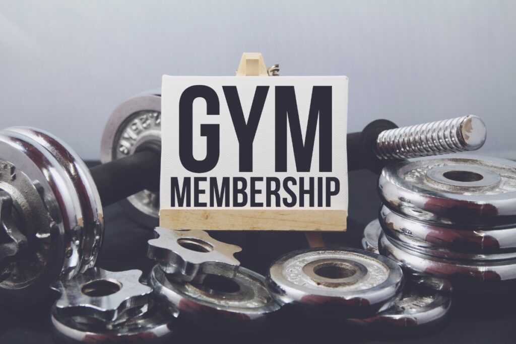 Unused gym memberships