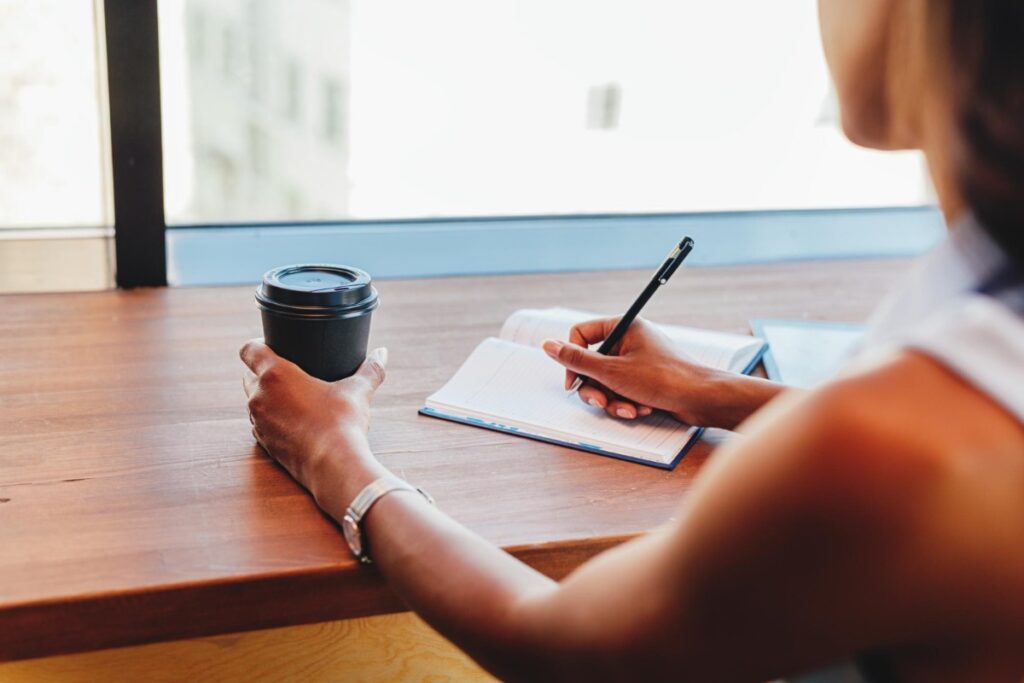 Using a Montblanc pen