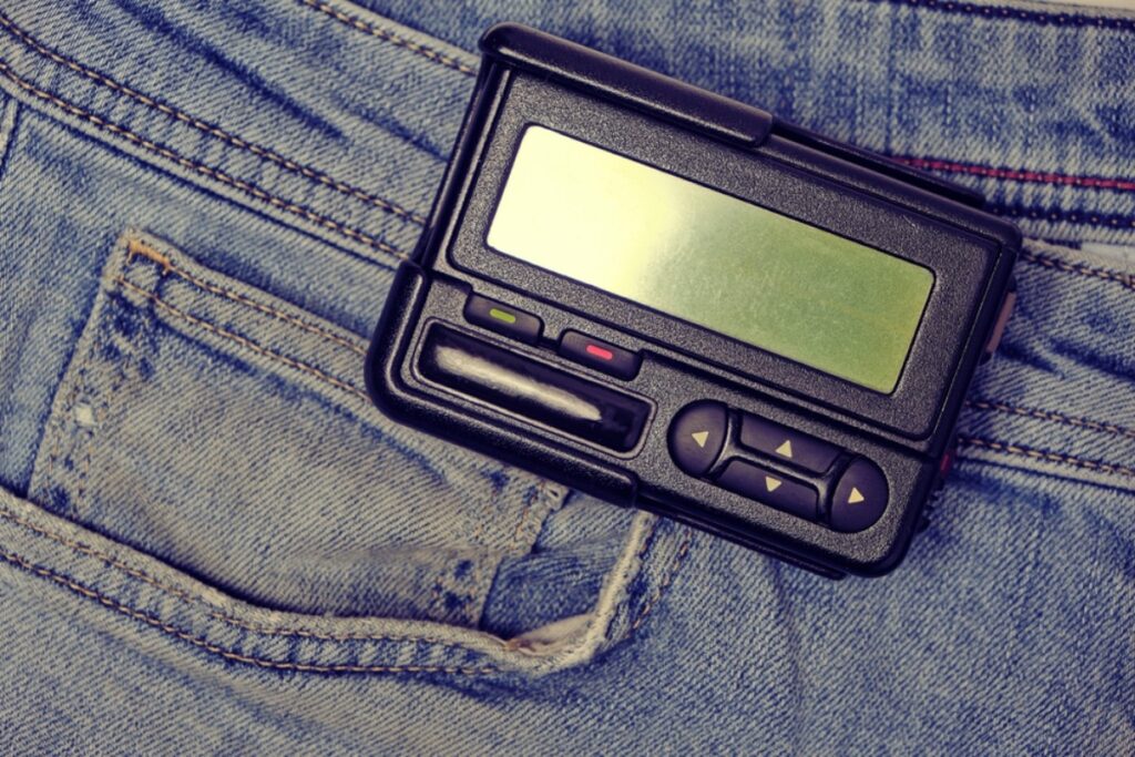 Using a pager to stay connected