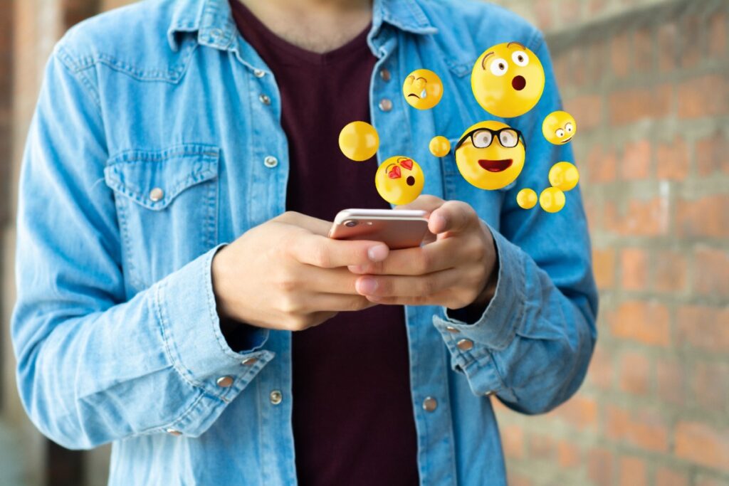 Using excessive emojis in every message