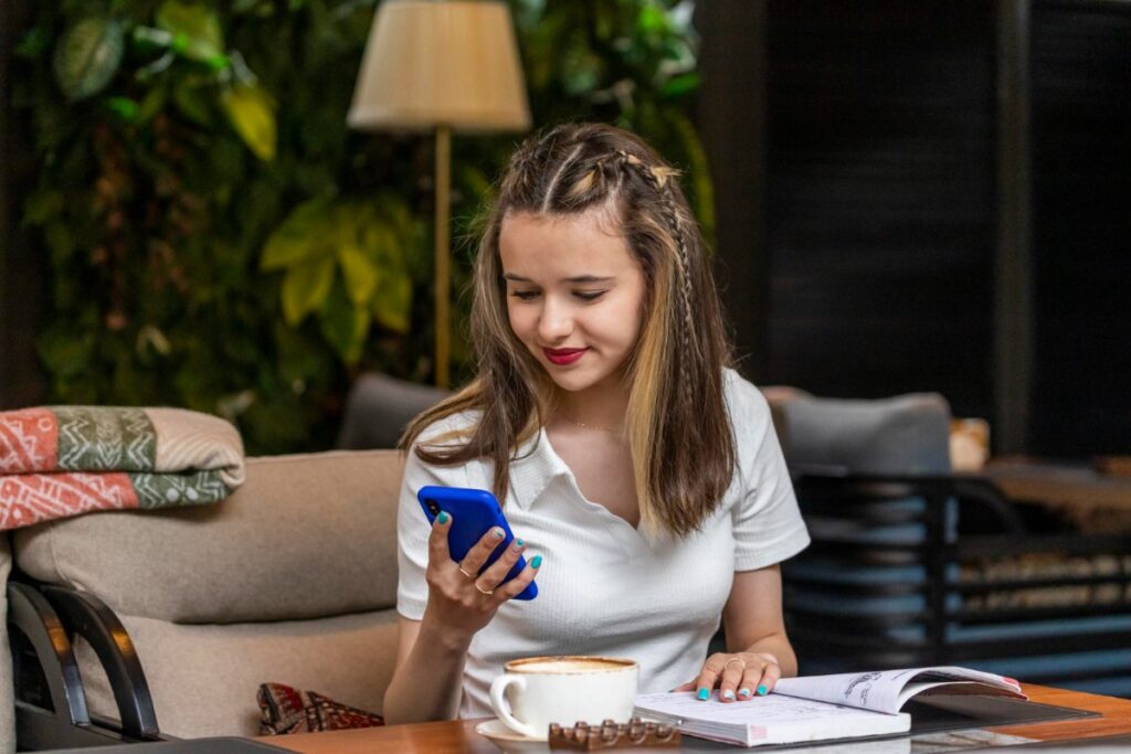 Using the home phone to call friends for hours