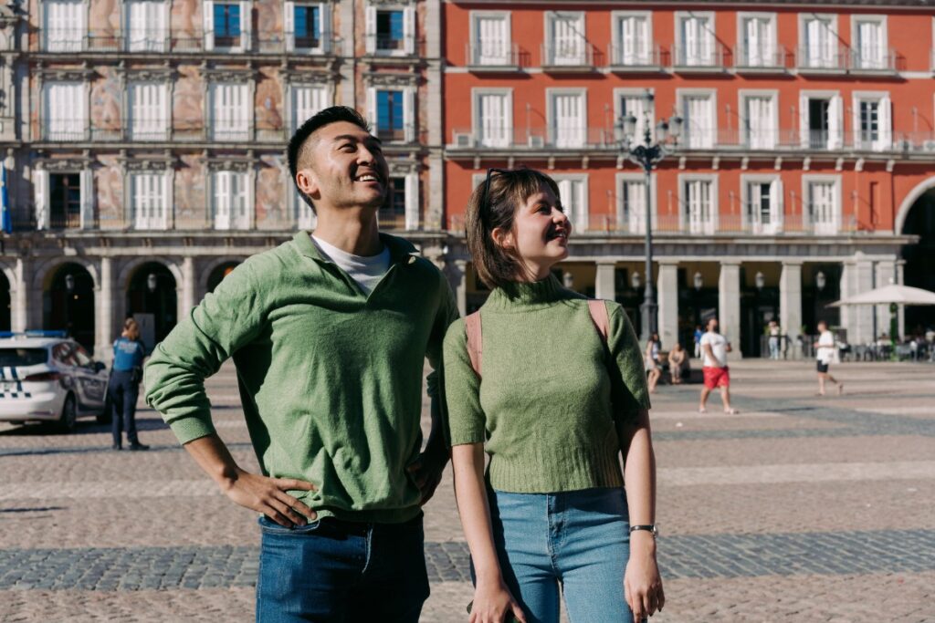 Wearing matching outfits accidentally