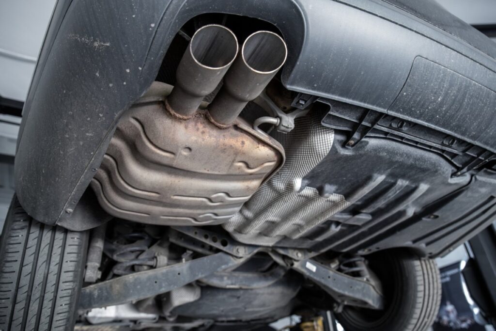 Car engine revving