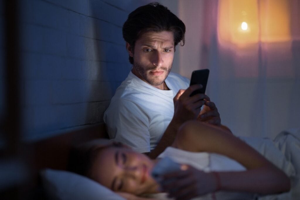 Checking your phone or whereabouts frequently