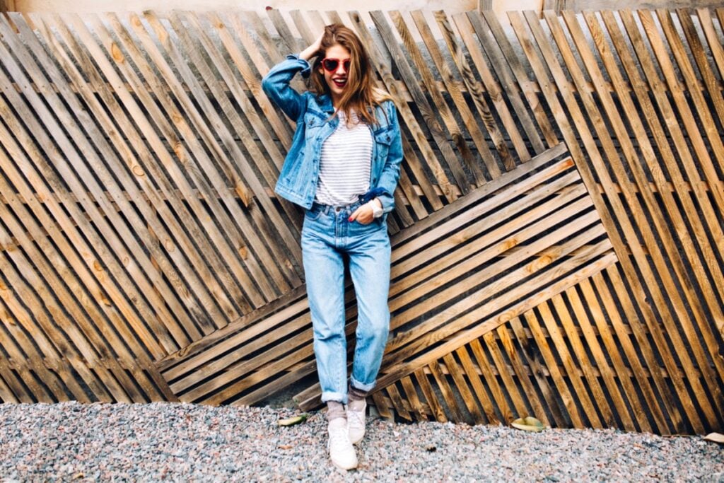 Denim-on-denim overload