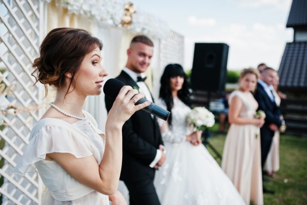 Dragging out the ceremony with endless speeches