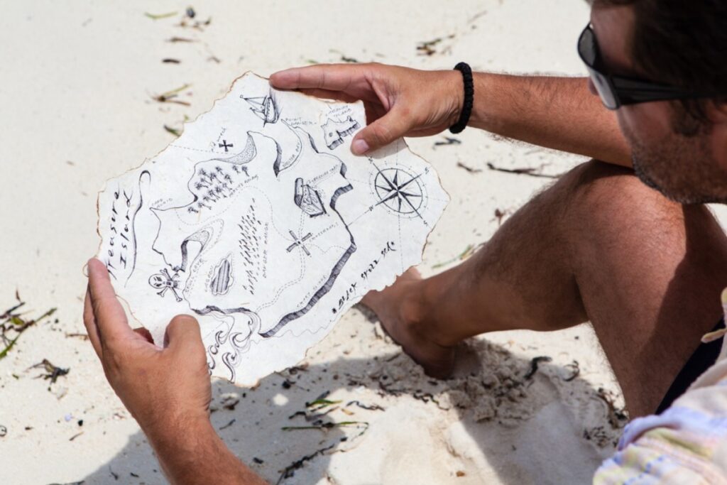 Draw elaborate treasure maps leading to your front door