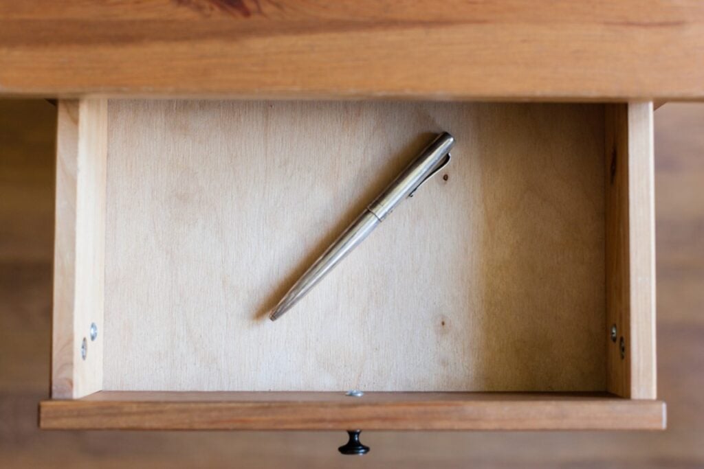 Dried-up pens