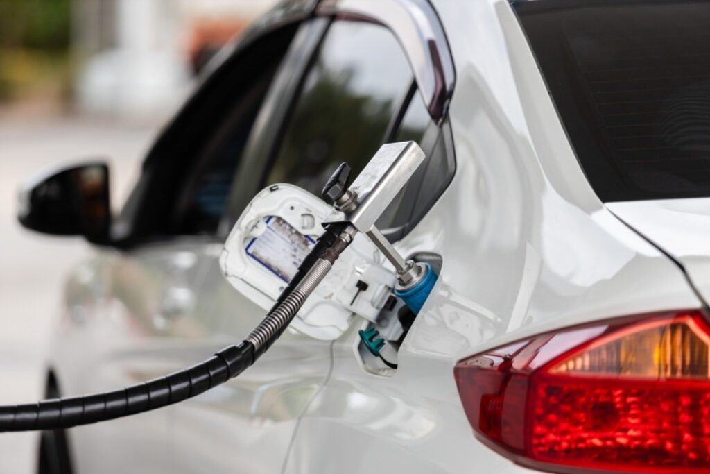 Driving off with the gas nozzle still attached like you’re starting a new fashion trend