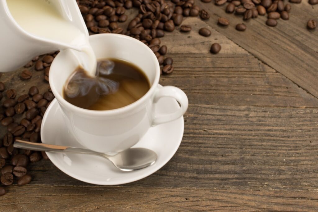 Espresso with a splash of milk called 'baby coffee'