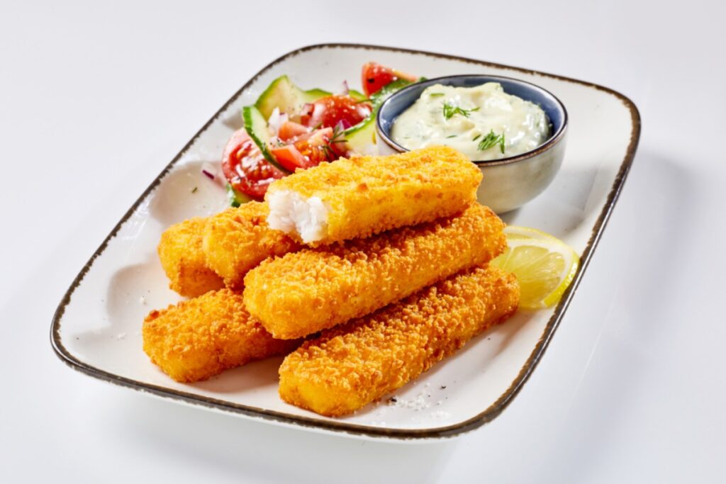 Fish Sticks with Tartar Sauce