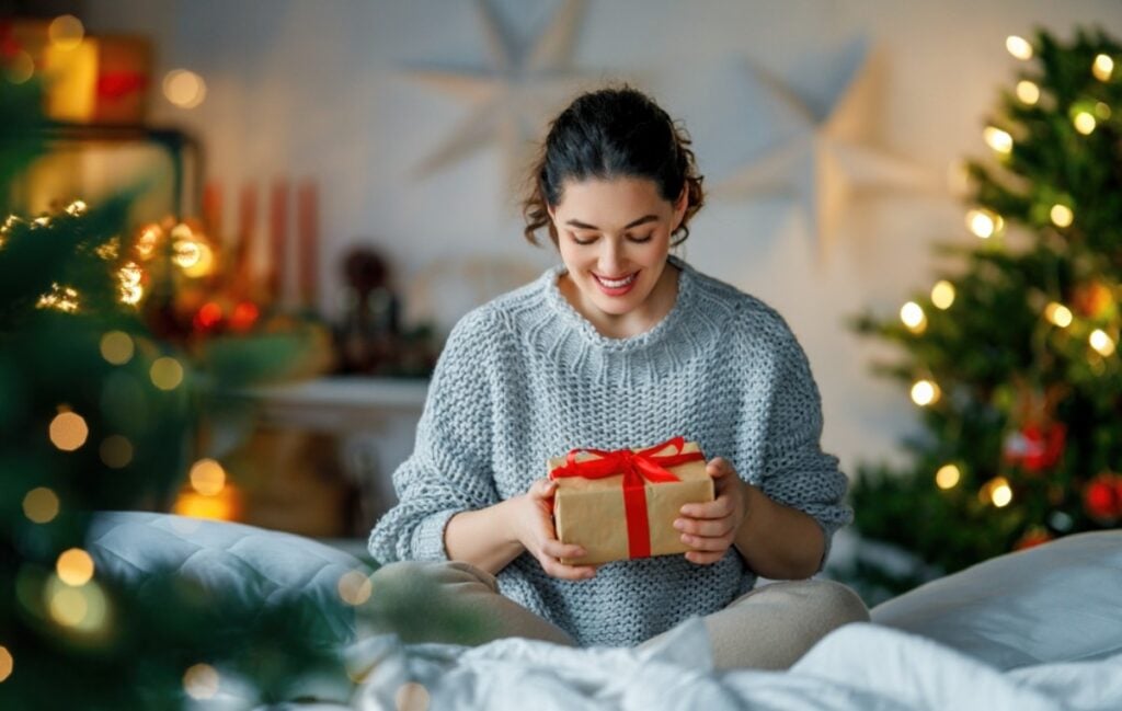 Getting excited over small surprises or gifts