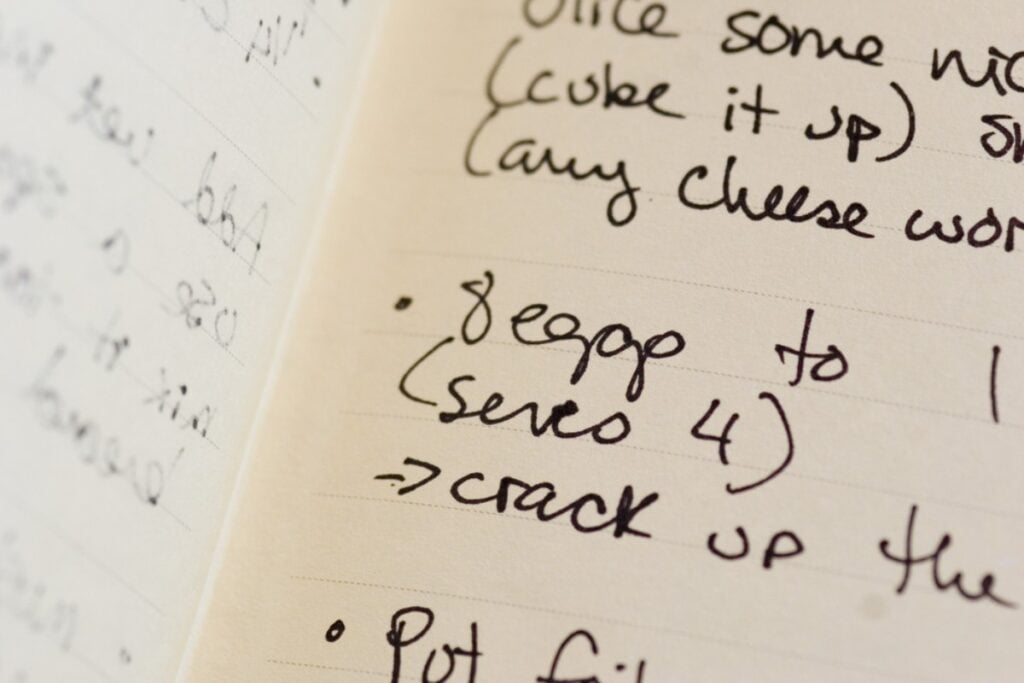 Handwritten Family Recipes