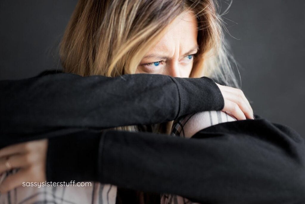 Has your adult child gone no-contact? Sad middle-aged mom feels the pain of this situation.