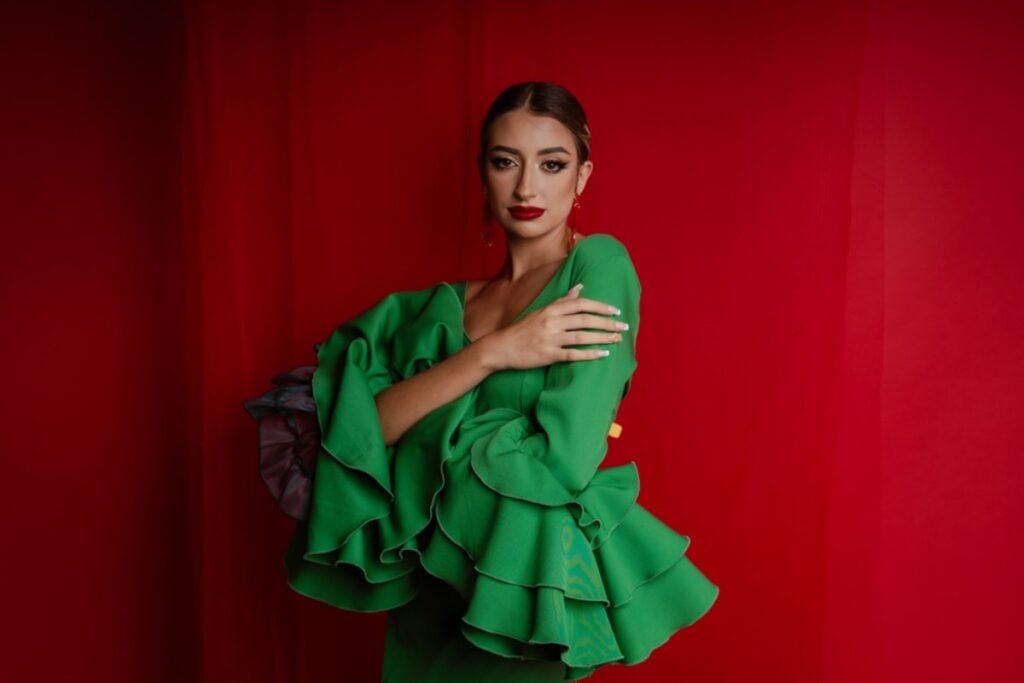 Layered ruffles that add unnecessary volume