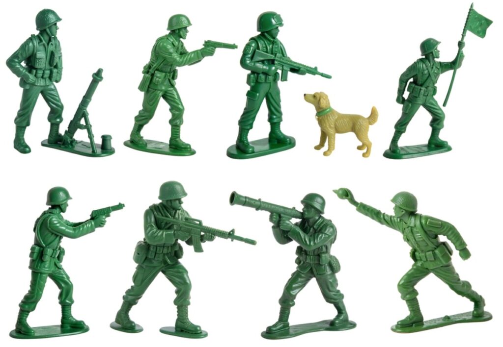 Miniature Plastic Army Men